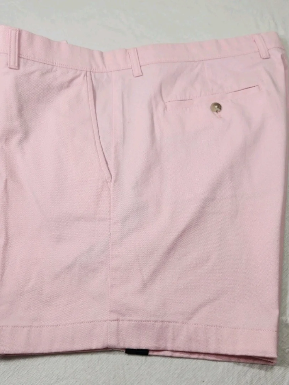 Roundtree & Yorke Mens Size 40 Shorts Classic Chino Flat Front Pink NWT 05